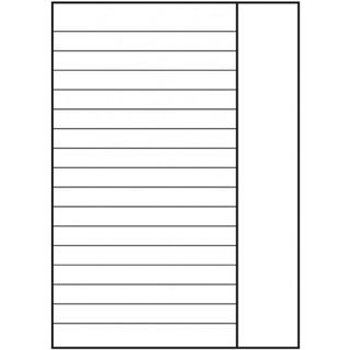 OXFORD Doppelheft Lineatur 25 liniert DIN A4 Au&szlig;enrand, 32 Blatt