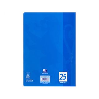 OXFORD Doppelheft Lineatur 25 liniert DIN A4 Au&szlig;enrand, 32 Blatt