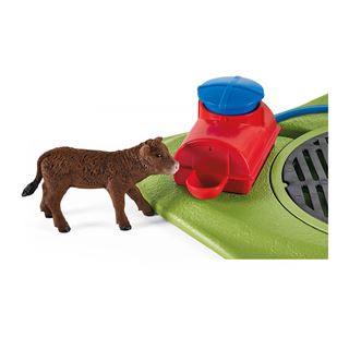 Schleich&reg; Farm World 42529 Kuh Waschstation Spielfiguren-Set