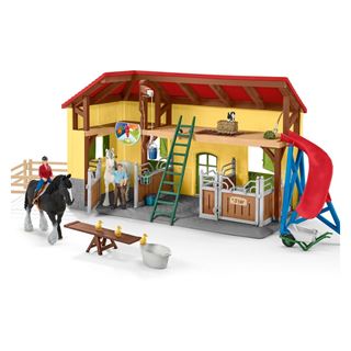 Schleich&reg; Farm World 42485 Pferdestall Spielfiguren-Set