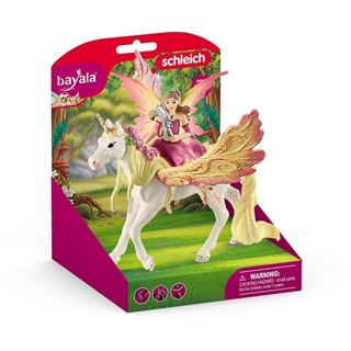 Schleich&reg; Bayala 70568 Feya mit Pegasus-Einhorn Spielfiguren-Set