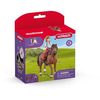 Schleich&reg; Horse Club 42539 bewegliche Hannah & Cayenne