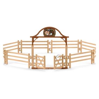 Schleich&reg; Horse Club 42434 Pferdekoppel mit Eingangstor