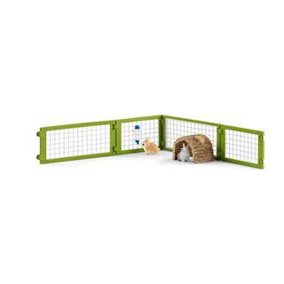 Schleich® Farm World 42420 Kaninchenstall Spielfiguren-Set