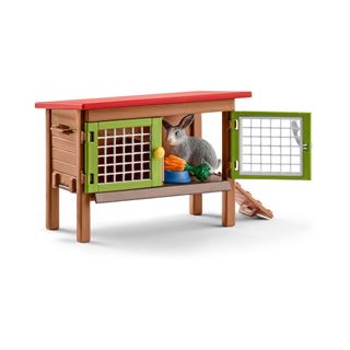 Schleich® Farm World 42420 Kaninchenstall Spielfiguren-Set