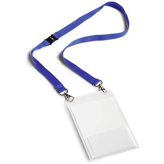 DURABLE 10 EVENT Namensschilder mit Textilband 10,5 x 14,8 cm