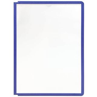 DURABLE 5 Sichttafeln DIN A4 violett, &Ouml;ffnung oben