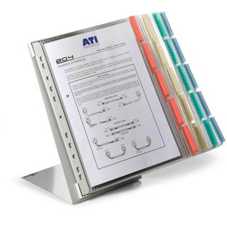 DURABLE Sichttafelsystem Tischständer 568800 DIN A4 farbsortiert