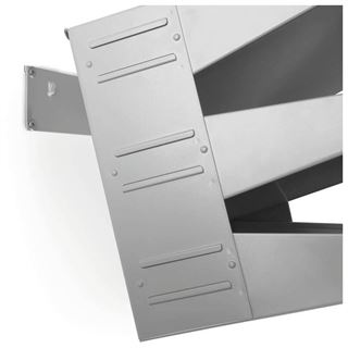 DURABLE Sortierstation grau mit 3 F&auml;cher