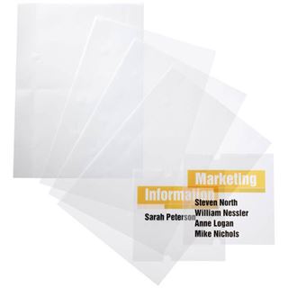 DURABLE Einsteckfolien f&uuml;r T&uuml;rschilder CRYSTAL SIGN REFILL