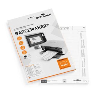 DURABLE Einsteckschilder f&uuml;r Namensschilder Badgemaker 6,7 x 1,7