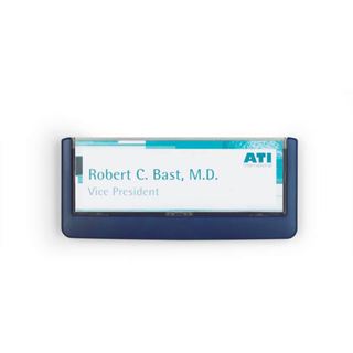 DURABLE T&uuml;rschild CLICK SIGN Kunststoff blau 14,9 x 5,25 cm