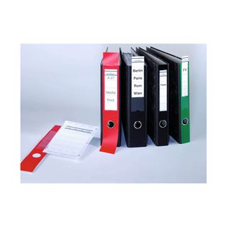 DURABLE 10 Ordneretiketten ORDOFIX&reg; rot f&uuml;r 5,0 cm
