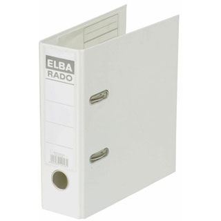 ELBA A5 Hochformat Ordner weiß Kunststoff 7,5 cm DIN A5 hoch