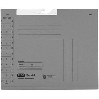 ELBA Pendelhefter Karton grau 1 x Amtsheftung (100560090)