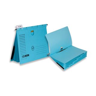 ELBA 5 Personalhefter chic ULTIMATE Karton blau 5 x