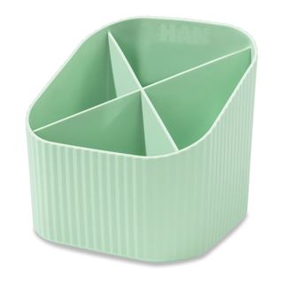 HAN Stiftehalter X-LOOP pastellgr&uuml;n Kunststoff 4 F&auml;cher