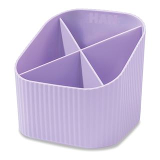 HAN Stiftehalter X-LOOP pastelllila Kunststoff 4 F&auml;cher 11,1 x