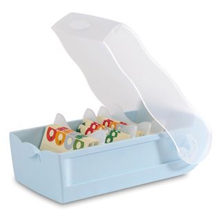 HAN CROCO Karteikasten DIN A7 f&uuml;r 900 Karteikarten