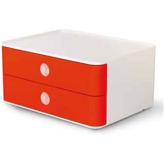HAN Schubladenbox Smart Box ALLISON rot 1120-17, DIN A5 mit 2