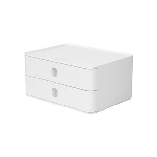HAN Schubladenbox Smart Box ALLISON wei&szlig; 1120-12, DIN A5 mit 2