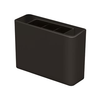 HAN Stiftehalter smart-Line schwarz Kunststoff 3 F&auml;cher 13,5 x