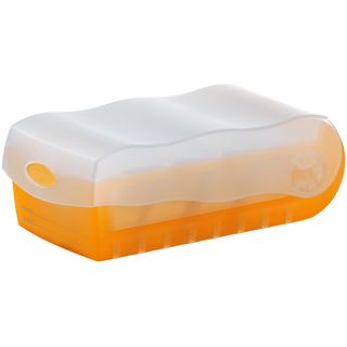 HAN Croco Karteikasten DIN A7 f&uuml;r 900 Karteikarten orange mit