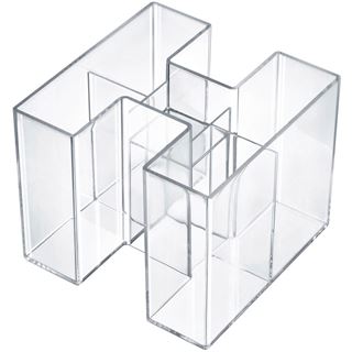 HAN Stiftehalter BRAVO glasklar Kunststoff 5 F&auml;cher 10,9 x 10,9