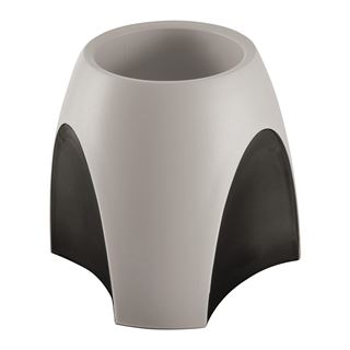 HAN Stiftehalter Delta grau/schwarz Polystyrol 6,5 x 4,9 x 8,8 cm