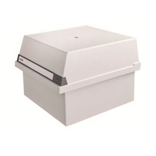 HAN Karteikasten DIN A4 f&uuml;r 1.300 Karteikarten grau mit Deckel