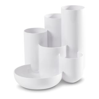 HAN Schreibtisch-Organizer CAMPUS wei&szlig; Polystyrol 5 F&auml;cher