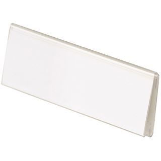 HAN 10 Beschriftungsschilder mit Clip transparent