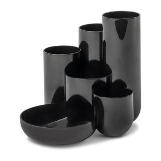 HAN Schreibtisch-Organizer CAMPUS schwarz Polystyrol 5 F&auml;cher