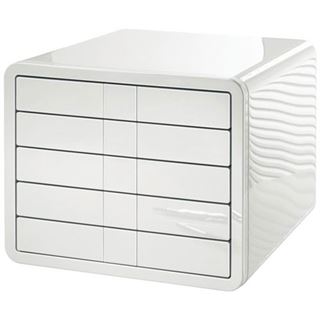 HAN Schubladenbox iBox wei&szlig; 1551-12, DIN C4 mit 5 Schubladen