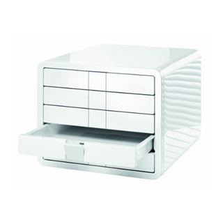 HAN Schubladenbox iBox wei&szlig; 1551-12, DIN C4 mit 5 Schubladen