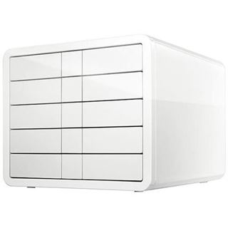 HAN Schubladenbox iBox wei&szlig; 1551-12, DIN C4 mit 5 Schubladen