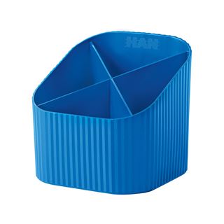 HAN Stiftehalter Re-X-LOOP blau 100% Recyclingmaterial 4 F&auml;cher