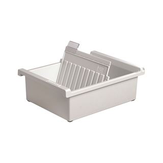 HAN Karteikasten DIN A6 f&uuml;r 800 Karteikarten grau ohne Deckel