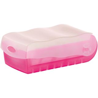 HAN Croco Karteikasten DIN A8 f&uuml;r 500 Karteikarten pink mit