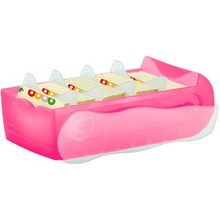 HAN Croco Karteikasten DIN A8 f&uuml;r 500 Karteikarten pink mit