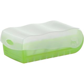 HAN Croco Karteikasten DIN A7 f&uuml;r 900 Karteikarten gr&uuml;n mit