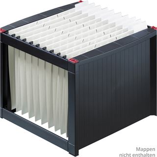 helit H&auml;ngeregistraturkorb ohne Mappen schwarz