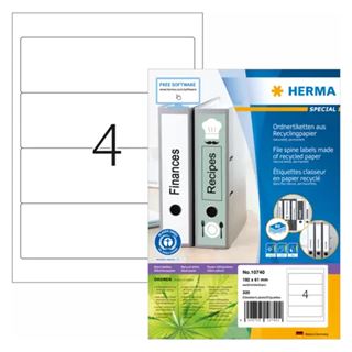 HERMA 320 Ordneretiketten wei&szlig;