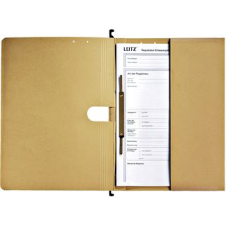 LEITZ 25 H&auml;ngehefter ALPHA 1912 Karton naturbraun 1 x