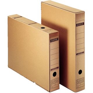 10 LEITZ Archivboxen 6084 braun 7,0 x 26,5 x 32,5 cm