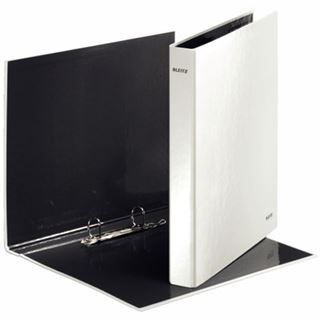 LEITZ WOW Ringbuch 2-Ringe perlwei&szlig; 4,0 cm DIN A4