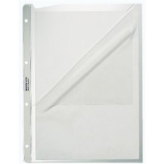 LEITZ 100 Prospekth&uuml;llen 4780 DIN A4 transparent genarbt 0,13 mm