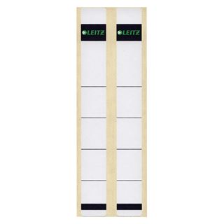 LEITZ 10 Ordneretiketten 1646 wei&szlig; f&uuml;r 3,5 cm