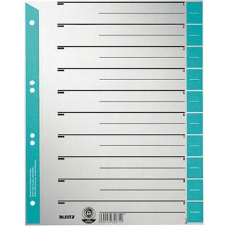 LEITZ Trennbl&auml;tter 1652 1-0 hellblau, 100 St.
