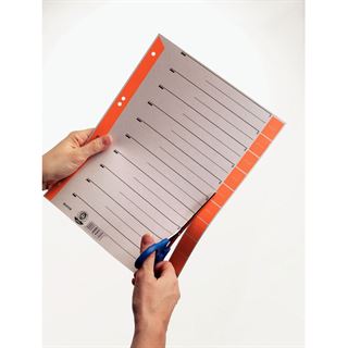 LEITZ Trennbl&auml;tter 1652 1-0 hellblau, 100 St.